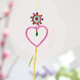 Noi Hamburg Pink Heart Ornament