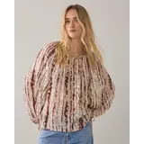 Summum Woman Top Tiedye georgette - Brickred