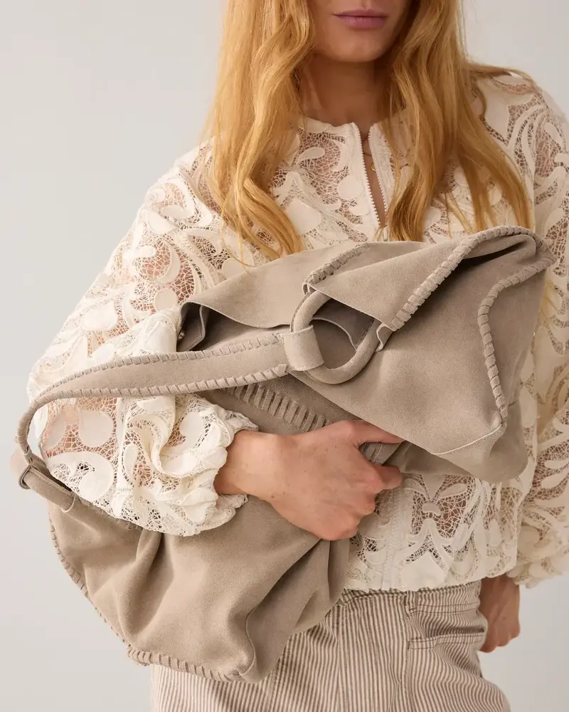 Summum Woman Bag Suede sack - Khaki