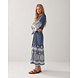 Summum Woman Dress Chambray embroidered - Indigo Summum Woman Dress Chambray embroidered - Indigo