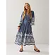 Summum Woman Dress Chambray embroidered - Indigo Summum Woman Dress Chambray embroidered - Indigo