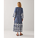 Summum Woman Dress Chambray embroidered - Indigo Summum Woman Dress Chambray embroidered - Indigo