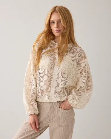 Summum Woman Jacket Lace - Ivory