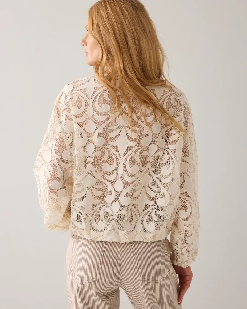 Summum Woman Jacket Lace - Ivory