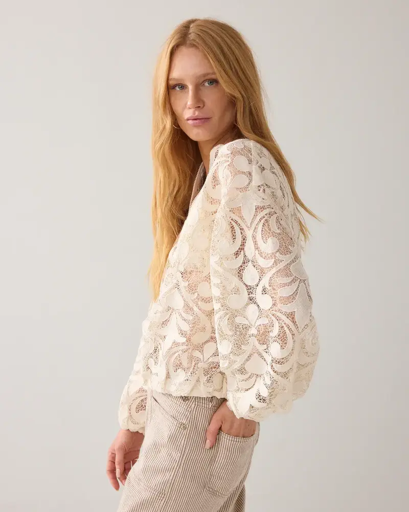 Summum Woman Jacket Lace - Ivory