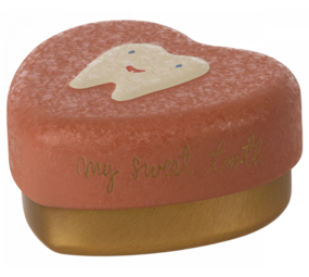 Maileg Tandenblikje hart - Rose