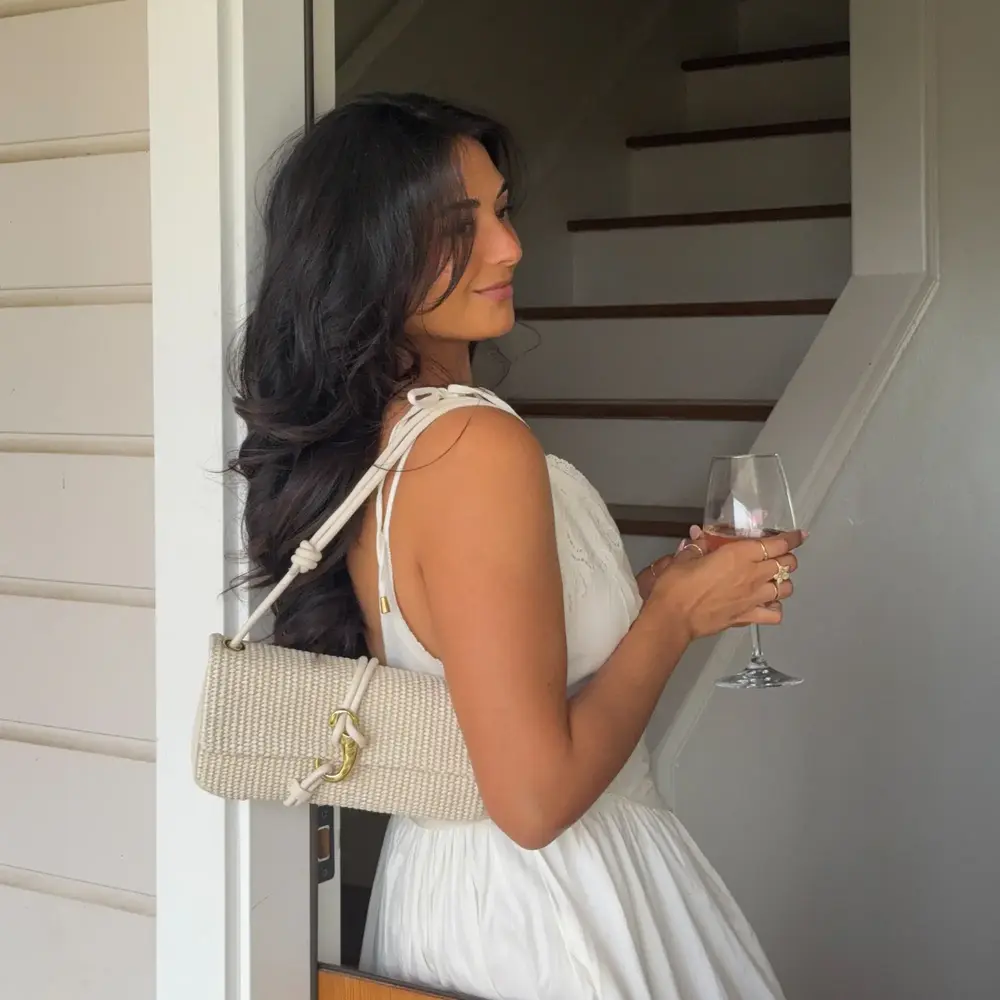 Dolce Vita Alice Shoulder Bag Natural