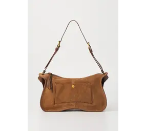 Dolce Vita Josie Shoulder Bag - Pecan Suede/Leather