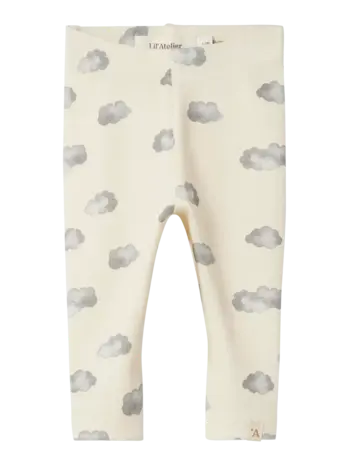 Lil' Atelier Layo Kim Slim Leggings – Turtledove Blue Cloud