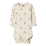 Lil' Atelier Layo Sig LS Slim Body – Coconut Milk Flower Yellow
