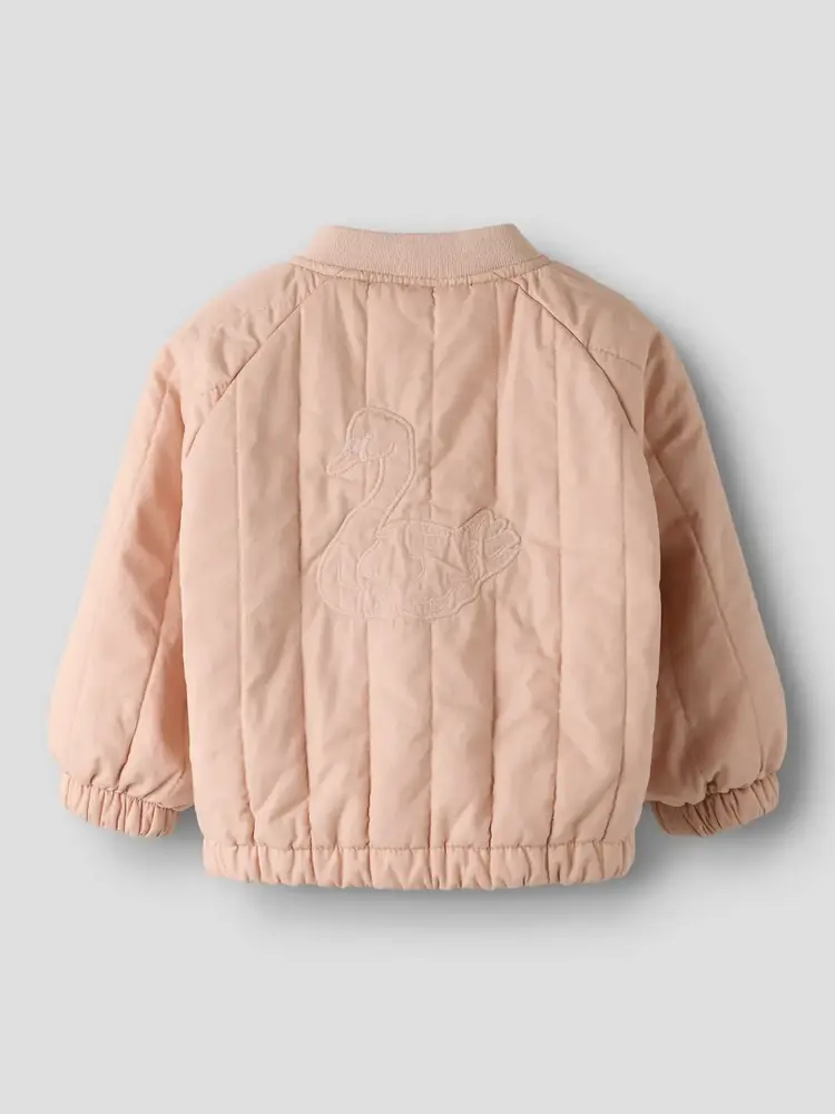 Lil' Atelier Lio Bomber Jacket – Cameo Rose Swan