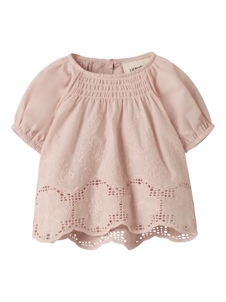 Lil' Atelier Dayna SS Loose Shirt – Peach Whip