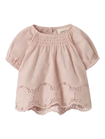 Lil' Atelier Dayna SS Loose Shirt – Peach Whip