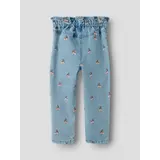 Lil' Atelier Deva Loose EMB Jeans - Medium Blue Denim Cherry