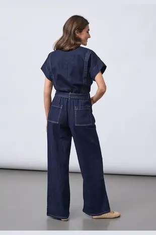 SistersPoint Feba Jumpsuit – Unwashed Denim