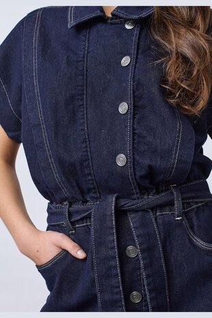 SistersPoint Feba Jumpsuit – Unwashed Denim