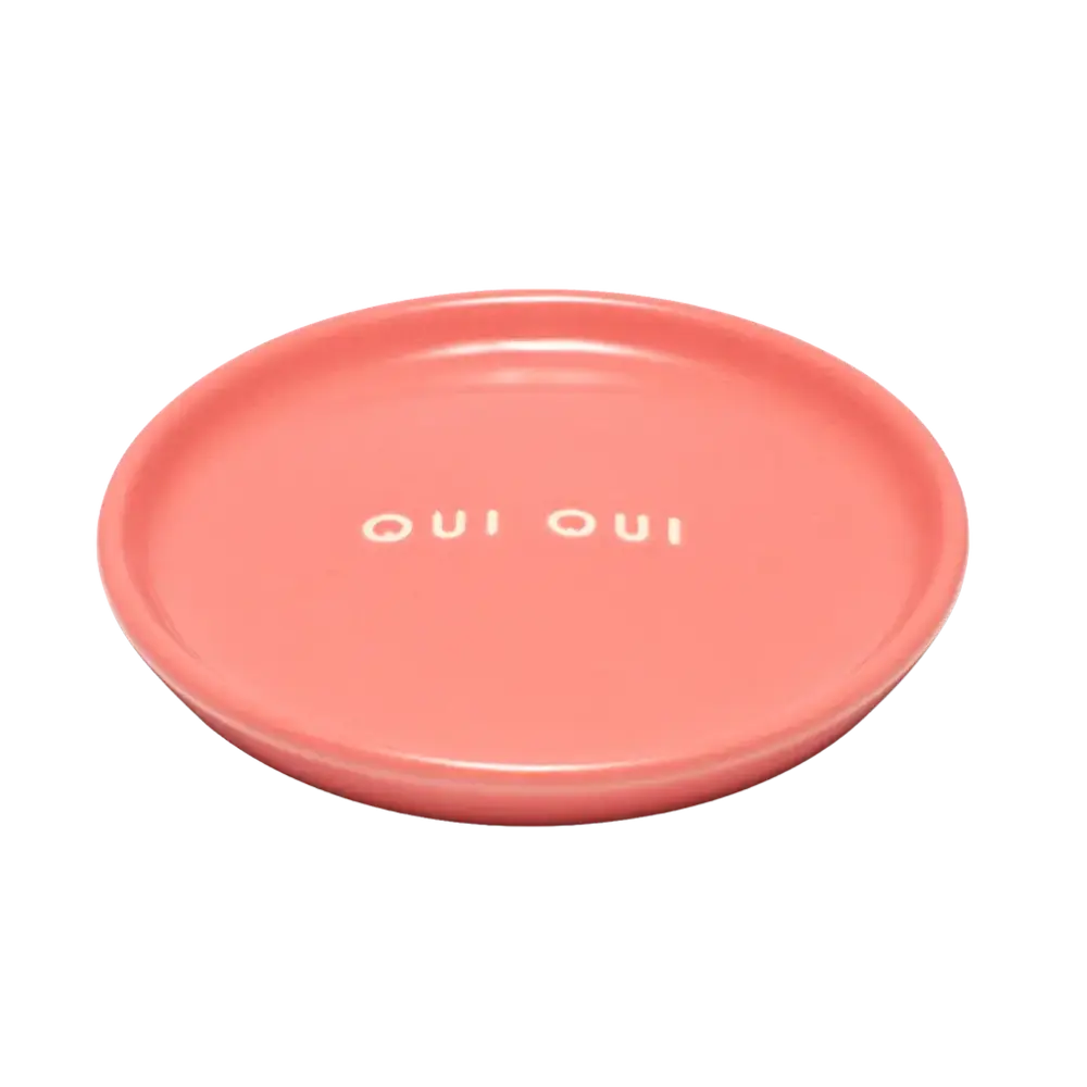 Vondels Ceramic petit four plate OUI OUI!