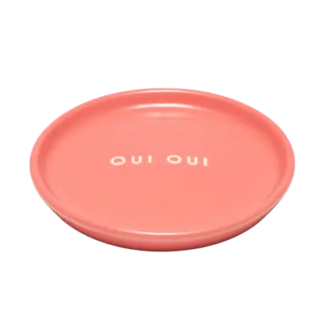 Vondels Ceramic petit four plate OUI OUI!