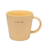 Vondels Ceramic tea cup KISS ME