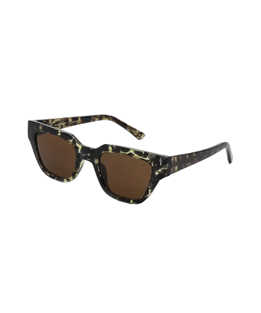 A.Kjaerbede Zonnebril Kaws – Black / Yellow Tortoise