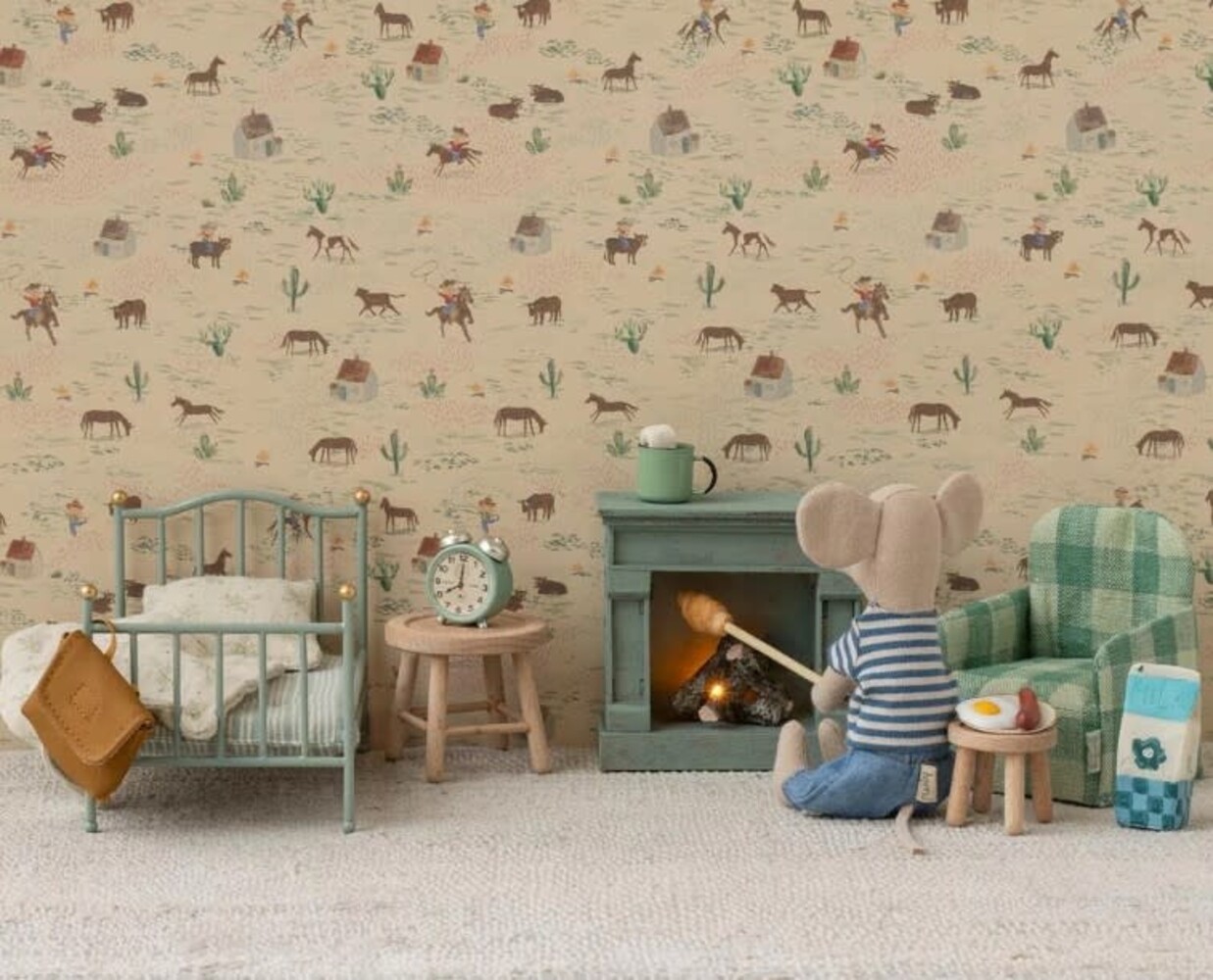 Maileg Openhaard - Blue