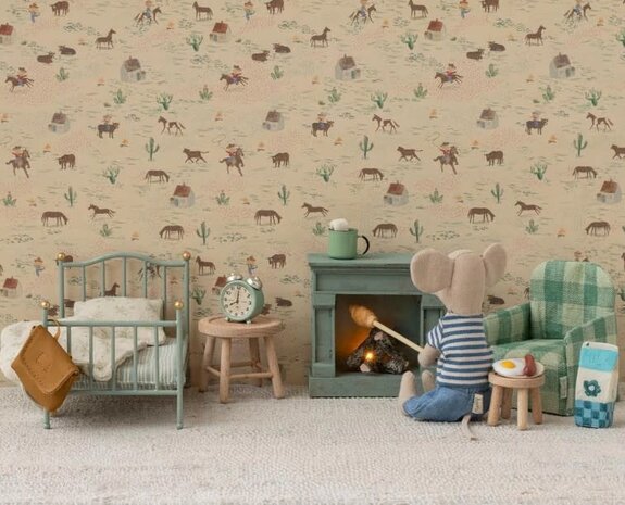 Maileg Openhaard - Blue