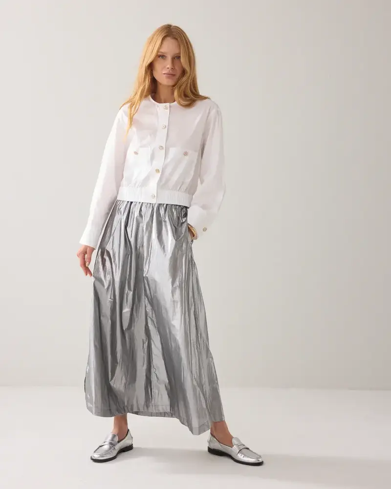 Summum Woman Skirt Silver