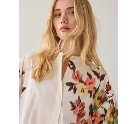 Summum Woman Blouse Faded flower - Multicolour