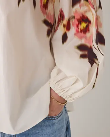 Summum Woman Blouse Faded flower - Multicolour