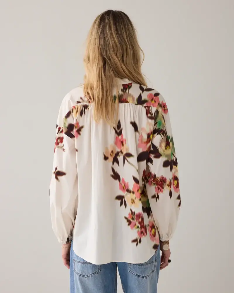 Summum Woman Blouse Faded flower - Multicolour