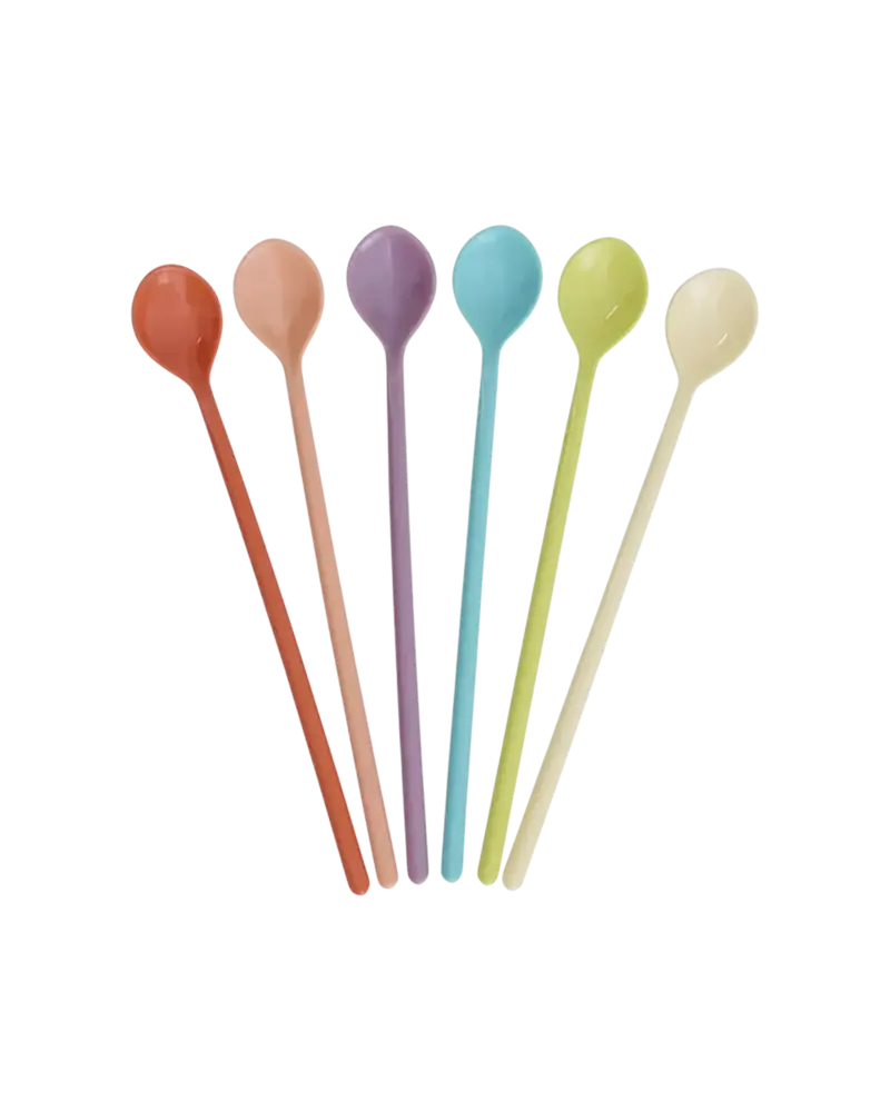 Rice Latte Macchiato lepels - Set van 6