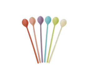 Rice Latte Macchiato lepels - Set van 6