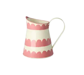 Rice Metalen kan - Creme met roze