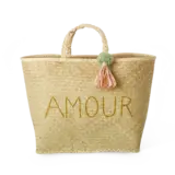 Rice Raffia Tas - Amour