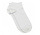Zoe glitter sneaker socks - White