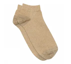 MP Denmark Zoe glitter sneaker socks - Golden Tan MP Denmark Zoe glitter sneaker socks - Golden Tan