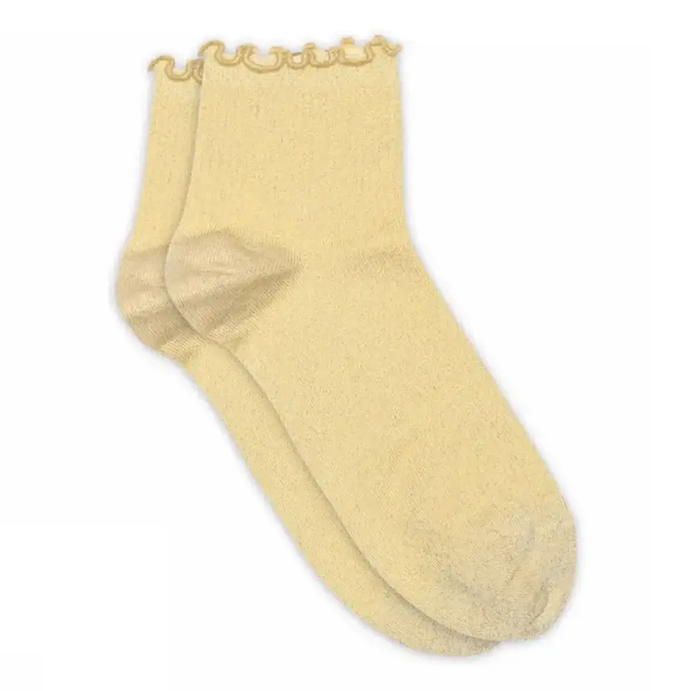 MP Denmark Lis glitter short socks - Moonstone
