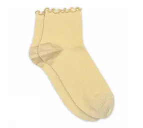 MP Denmark Lis glitter short socks - Moonstone