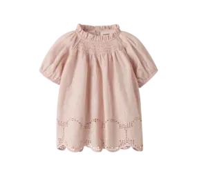 Lil' Atelier Dayna SS Loose Shirt - Peach Whip