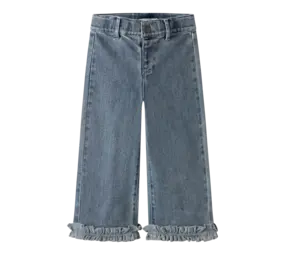 Lil' Atelier Damla Wide Ancel Jeans - Medium Blue Denim