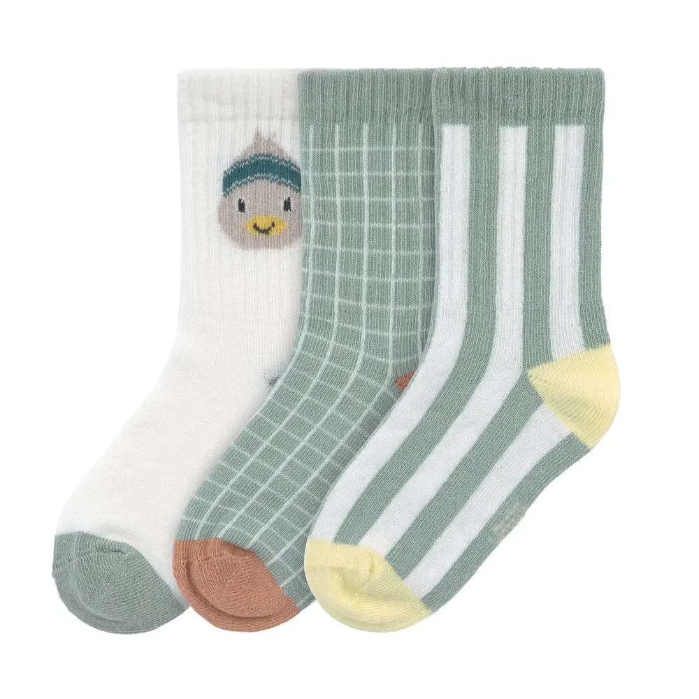Lässig Tennis Socks 3 pcs GOTS - Duck