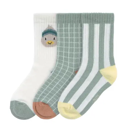 Lassig Tennis Socks 3 pcs GOTS - Duck