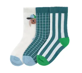 Lassig Tennis Socks 3 pcs GOTS - Dog