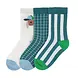 Lässig Tennis Socks 3 pcs GOTS - Dog
