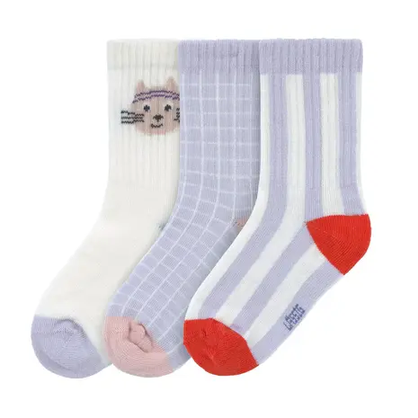 Lassig Tennis Socks 3 pcs GOTS - Cat