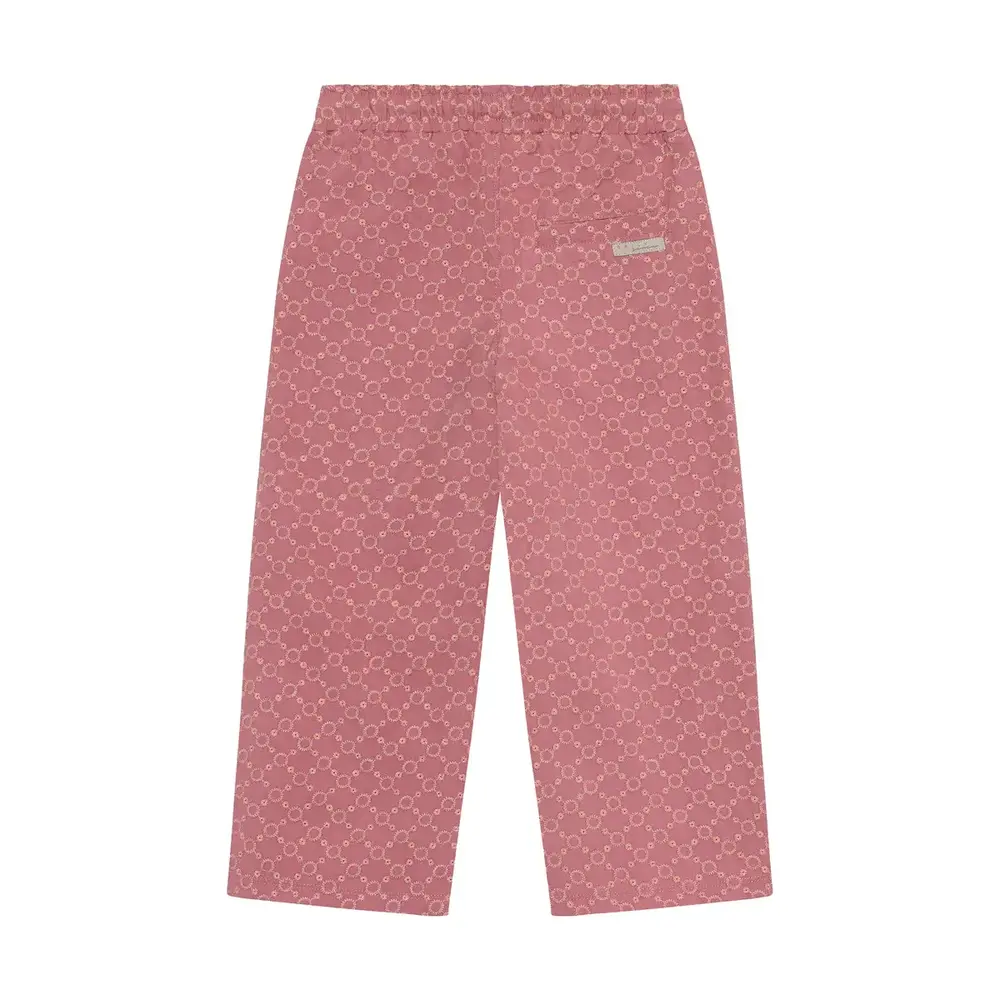 Daily7 Wide Pants Broderie - Heather Rose