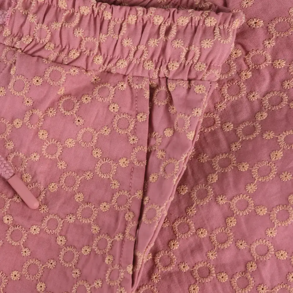 Daily7 Wide Pants Broderie - Heather Rose