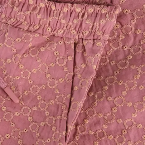 Daily7 Wide Pants Broderie - Heather Rose