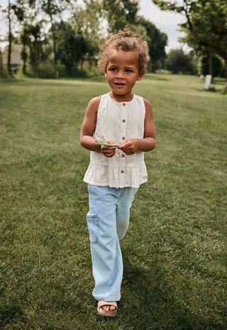 Daily7 Ruffle Single - Sandshell