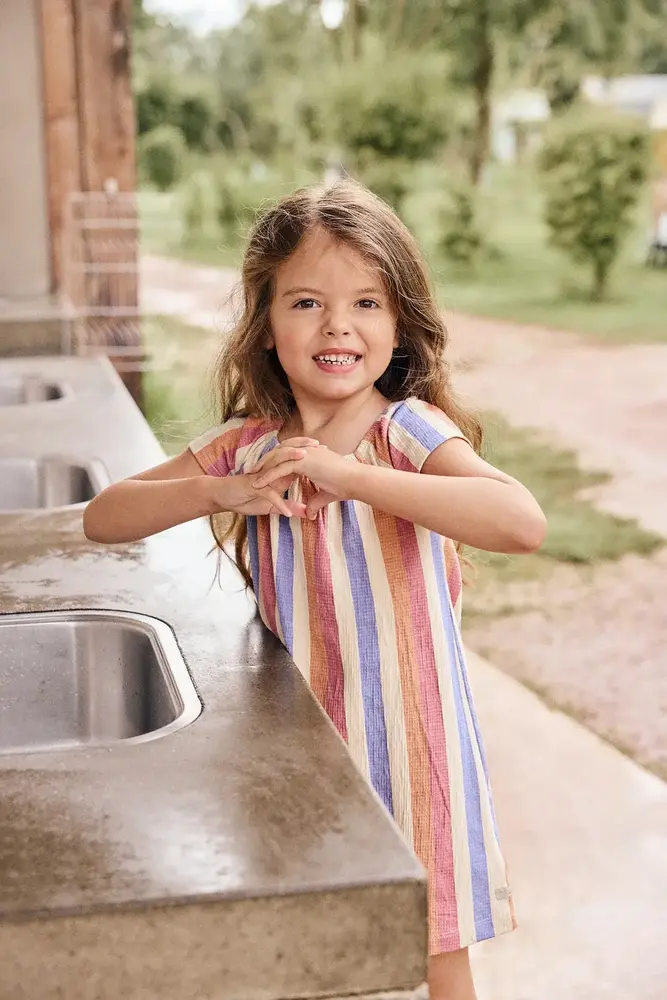 Daily7 Dress Striped - Heather Rose